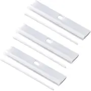 Vertical Blind Hanger 5" (127mm) Replacement White Hangers For Slats Louvre Diy Adjustable Vertical Blind Accessories Pack Of 20.