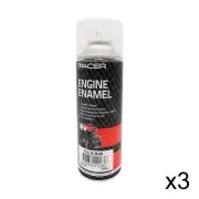 3 x Pacer Engine Enamel Clear 300G - Silicone-Ceramic Nano-Technology Heatproof