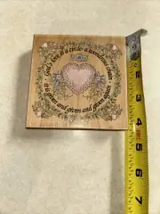 Stamps Happen Linda Grayson God's Love Is A Circle Rubber Stamp 70029