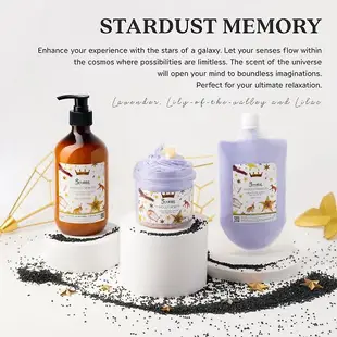 Fluffy Whipped Soap & Body Scrub, Stardust Memory - Alluring scent, Refill Pack