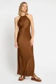 BNWT SASS & BIDE "Occasional Mix" Long Slip Maxi Dress Size 8 $590