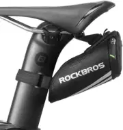 ROCKBROS Bicycle Saddle Bag Mini Cycling Rear Tool Bag Nylon Bike Seat Pouch