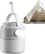 Solar Camping Lights - Solar Powered Led Light Bulb | 3000mAh Rechargeable Tent Camping Light | Portable Waterproof Survival Flashlight, Patio Yard Lights, LED Gazebo Illumination For Power Outage Use