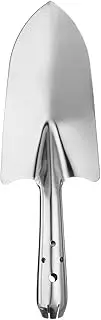uxcell Garden Hand Shovel 11.8" x 3.7" Stainless Steel Digging Trowel Transplanting Garden Tools for Flower Soil Digging Planting Weeding Transplanting Garden