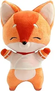 Pacreck OW Kiriko Fox Plush Doll Animal Kiriko Plush Pillow Plushies Stuffed Toy Birthday Xmas Gifts (10in)