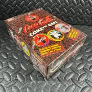 COCA-COLA 36-PACK COKE CAPS POGS/SLAMMERS SEALED COLLECT-A-CARD 1995 5-PER PACK!