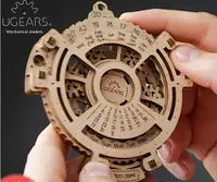 在飛比找樂天市場購物網優惠-3D立體拼圖烏克蘭Ugears木質機械傳動模型萬年歷日歷拼裝
