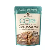 Wellness Core Simply Shreds Tuna & Shrimp Wet Cat Food 50G 50g