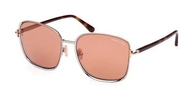 Tom Ford FERN FT 1029 Dark Ruthenium/Brown (12G) Sunglasses