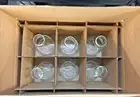 Lot of 6 Pyrex 4980-1L 1000mL Narrow Mouth Erlenmeyer Flasks Heavy Duty Rim