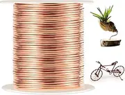 99.9% Soft Copper Wire, 16 Gauge/ 0.051" / 1.3 mm Diameter, 127 Feet / 39m, 1 Pound Spool Pure Copper Wire, Jewelry Making Wire Craft Wire