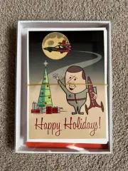 FALLOUT THINK GEEK HOLIDAY GREETING CARD CARDS 12 PACK BETHESDA CHRISTMAS GAMER