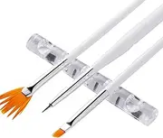 Nail Brush Holder - Nail-rt Pen Holders, 5-Grids Gel Polish Pen Brush Stand Holder, Acrylic Makeup Brush Organizer, Simple Organizer for Holding Manicure Carving Drawing Pencils Brushes