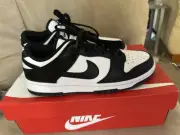 Size 8.5 - Nike Dunk Low Black White W