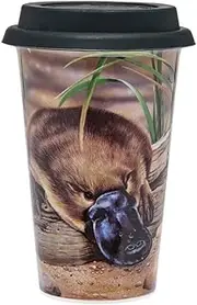 [Ashdene] Travel Tea Coffee Mug Cup Australian Fauna Platypus