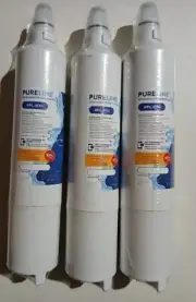 Set of 3 Pureline Replacement Refrigerator Water Filter PL-800 New Sealed