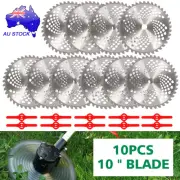 5/10PC 10” Carbide Tipped 40T Brush Cutter Blade Whipper Snipper Brushcutter,TCT