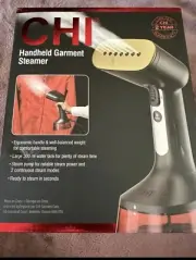 CHI Handheld Garment Steamer for Clothes 2 Continuous Steam Modes, Red