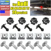20 x For VW Audi Engine Undertray Underbody Shield Clips Fastener Kit 8D0805121 (for: Audi)