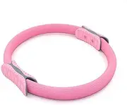 Yoga Pilates Ring Wheel Magic Fitness Circle Slimming Body Training Exercise (New Version - Pink)