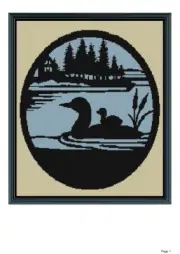 Geese blanket pattern,50x60", written and graph pattern included