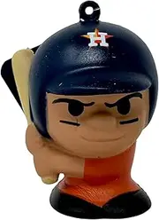 Party Animal MLB Squeezymates Houston Astros Bregman Squeezy Figurine, Team Colors, 2 1/2" Tall