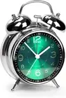 Super Loud Double Bell Alarm Clock with Night Light Bedside Home Decor AU
