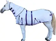 CHALLENGER Horse Summer Mesh Full Neck Light Sheet Bellyband Purple 73102