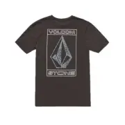 Volcom "Cyphy" Short Sleeve Tee (Dark Black Heather) T-Shirt