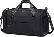 [ARCTIC HUNTER AH] Arctic hunter duffel bag, Black, Travel Duffle Bag for Men 18.5-inch, Duffel Bag Pro