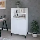 Highboard White 60x36x110 cm Engineered Wood vidaXL