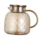 Iced Tea Pitcher, Juice Container, Versatile Glass Pitcher for