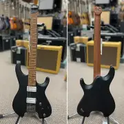 Ibanez Quest QX52BKF Headless Electric Guitar Flat Black w/ Gig Bag