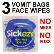 Outdoor Disposable Sealable Vomit Bags Emesis Bags for Emergency Barf Bags AU