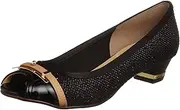 Jelly Beans 775-6316 Open Toe Pumps, Black, 22.5 cm