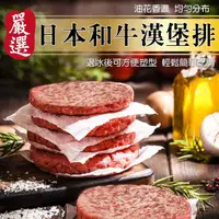 在飛比找PChome24h購物優惠-【海肉管家】日本和牛漢堡肉(5片/每片100g±10%)