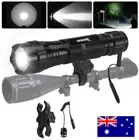 Gun 10000LM LFD White Flashlight Hunting Air Rifle Torch Lights Scope Mount Lamp