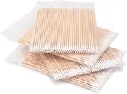 400Pcs 4 inch Pointed Tip Cotton Swabs, Precision Microblading Cotton Tipped, Precise Cotton Tips, Micro-swab Sticks for Makeup Cosmetic Nails Clean