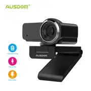 AUSDOM AW635 Full HD 1080p Webcam with Auto Low light Correction USB Streaming Web Camera