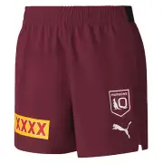 2025 QLD Maroons Training Shorts - Queensland - Maroon - Adult - Mens
