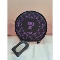 在飛比找蝦皮購物優惠-全新限量販售ANNA SUI 經典花紋實用專業化妝箱付背帶和