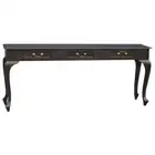 STEWART MAHOGANY SOFA TABLE CONSOLE TABLE HALL TABLE 3-DRAWERS CHOCOLATE 180CM