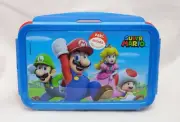 Nintendo Super Mario Kids Printed Plastic Lunch Box Container New Licensed