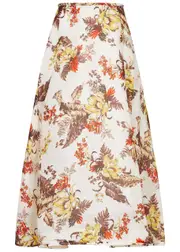 Zimmermann Matchmaker Printed Linen-blend Maxi Skirt - Multicoloured - 2 (UK 12 / M) 2 (UK 12 / M)
