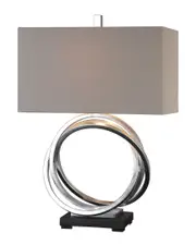 Uttermost Soroca Silver Rings Lamp