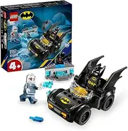 LEGO DC Batman: Batman & Batmobile vs. Mr. Freeze Super Hero Toy for 4+ Year Old Boys & Girls, Building Construction Set with Kids Toy Car Model & 2 Superhero Minifigures for Imaginative Play 76301