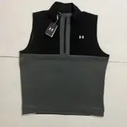 UNDER ARMOUR Golf Storm Daytona Vest Men's New With Tags Grey Black $100 Sz XL