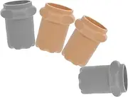 HANABASS 4pcs Mic Protective Sleeves Skid Bottom Holders for Microphones Suitable for Ktv Outdoor Parties Family Singing Conference Rooms Stage Performances Grey