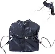 SAHOOSAFETY Leather Open Thigh Spreader BDSM Bondage Set Restraint Bag Handcuffs Arm Bondage SM Spreader Bar Sex Toy Couples for Women