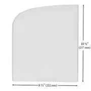 Vermont Castings Encore & Madison Left Glass: 1408630-AMP